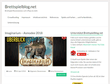 Tablet Screenshot of brettspielblog.net
