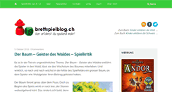 Desktop Screenshot of brettspielblog.ch