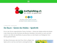 Tablet Screenshot of brettspielblog.ch